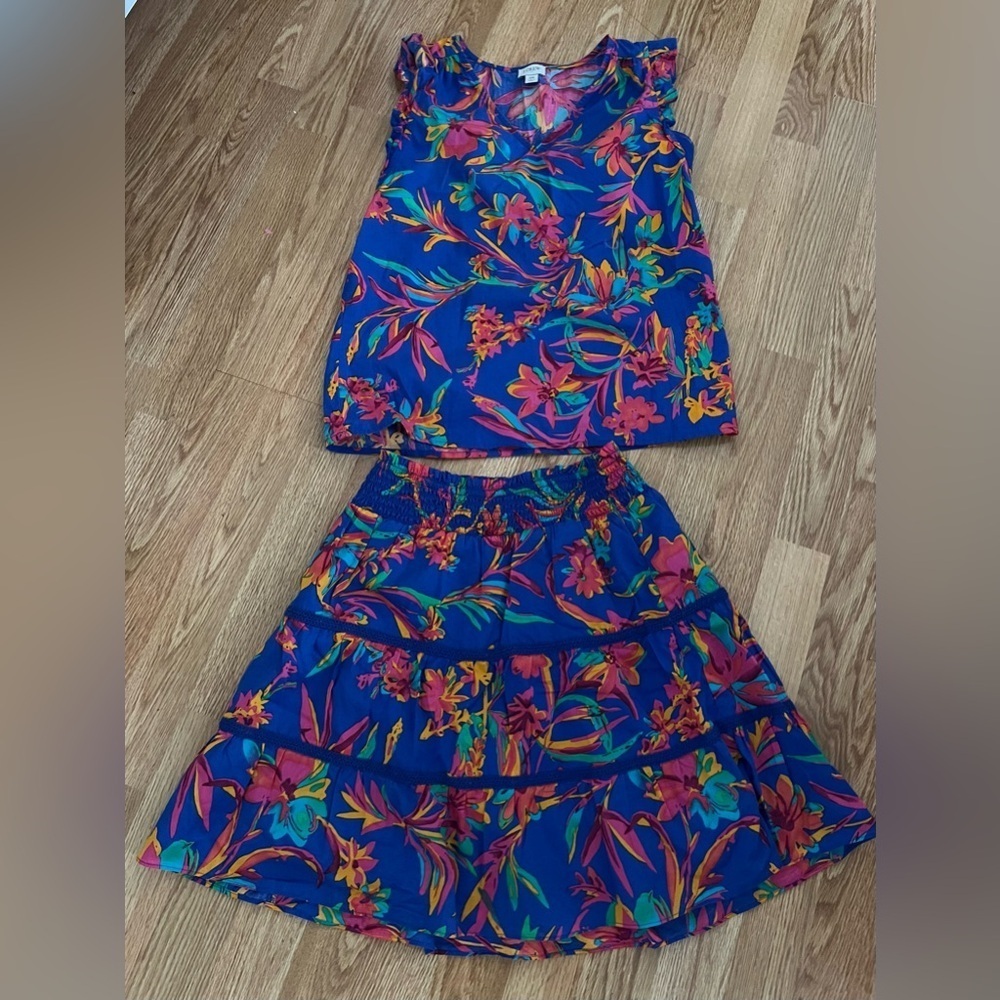 J. Crew Multicolor Floral Mini Skirt - Picture 3 of 8
